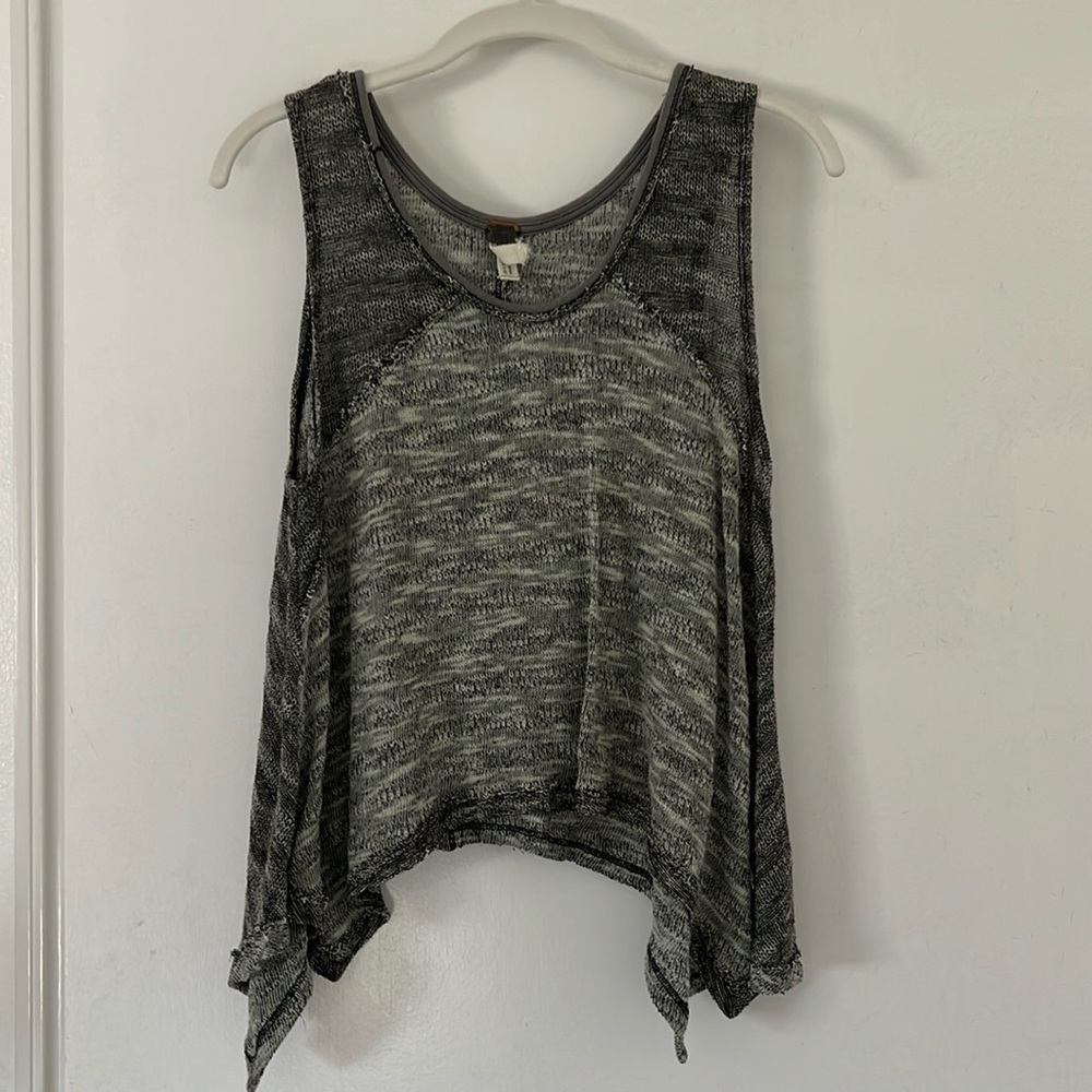 Free People We the Free Women's Size S Knit Tank Top Gray
